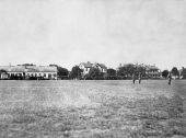 Review ground and buildings of Fort Barrancas - Pensacola, Florida.