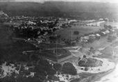 Aerial view of Fort Barrancas and Fort San Carlos de Barrancas, Florida