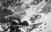 Aerial view of Fort San Carlos de Barrancas and Fort Barrancas, Florida