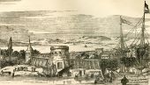 Engraving of Fort San Marcos.