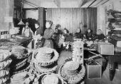 Ladies' straw hat factory - Massachusetts?