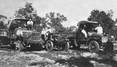 Pinellas County Highway Department, district 4 trucks ready for business - Pinellas County, Florida