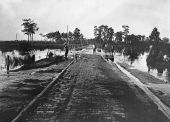 Washout of brick road - Lake County, Florida