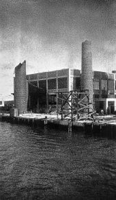 Chimneys decapitated by the hurricane of 1926