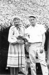 Charlie Cypress and George L. Espenlaub - Big Cypress Reservation, Florida.
