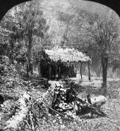 Indian camp on the Ocklawaha River - Florida