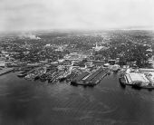 Aerial view of Jacksonville, Florida.