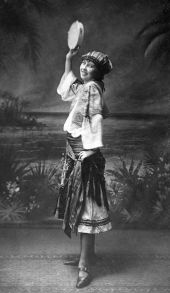 Alyce Phillip dancing at the Arcade theater