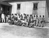 Group of prisoners at city prison farm