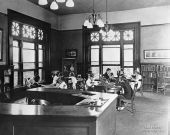 Interior of children's reading room.