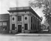 First National Bank from SW corner of Range Avenue - Madison, Florida.
