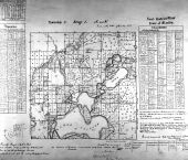 Map of Lake Jackson area of Tallahassee, Florida, 1853