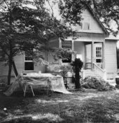 Holden house during renovation