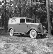 National Defense Training truck at the NYA's Camp Roosevelt - Ocala, Florida