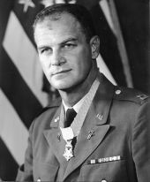 Captain (Chaplain) Charles James (Angelo) Liteky of Jacksonville in Army uniform