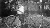 William "Bill" Parmenter and his bicycle - Jacksonville, Florida