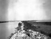 Scene along the jetties, looking out to the sea, mid 1910s - Jacksonville, Florida.