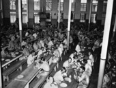 View of inmates at the mess hall - Raiford, Florida