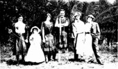 Children dressed in costumes