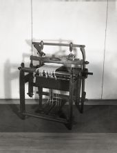 Weaving on a small loom at the WPA's Camp Roosevelt - Ocala, Florida