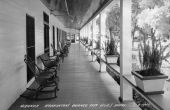 Hankinson's Hotel veranda - Orange City, Florida