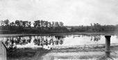 Olive Martin home across Spring Lake