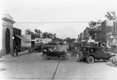 Looking north from 1st Street on Harrison - Panama City, Florida.