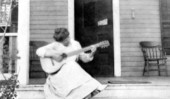 Genevieve Dillon Beadel Playing The Guitar : Tallahassee, Florida.
