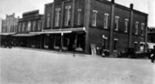 A. L. Wilson Company and Quincy State Bank looking toward the northwest corner of Washington and Tenth Street