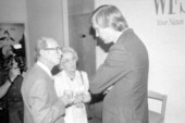 Red and Lylah Barber with Bob Edwards - Tallahassee, Florida.