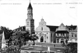 Spanish cathedrals and plaza - St. Augustine, Florida