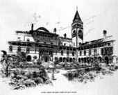 Main court at the Ponce de Leon Hotel - St. Augustine, Florida