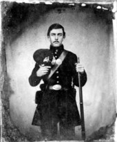 Portrait of an unidentified soldier, 7th Connecticut Volunteers