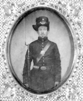 Portrait of an unidentified soldier, 7th New Hampshire Volunteers