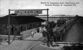 St. Johns Electric Company station to beaches - St. Augustine, Florida