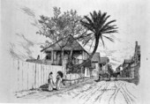 St. Francis Street - St. Augustine, Florida.