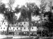 "Hiawatha" seen through the trees