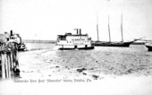 Ocklawaha River boat "Hiawatha" leaving Palatka, Florida