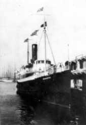 The "Mascotte" at the P & O Docks Mulela Arsenal - Havana, Cuba