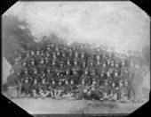 Troops of Company D in full uniform - Troy, New York