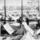 Camp of the Second Illinois Volunteers - Jacksonville, Florida.