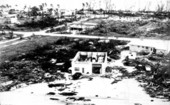 Cockran's Garage after the hurricane