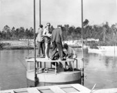 Underwater filming bell used during the filming - Weeki Wachee Spring, Florida