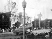 Car-float in parade - Tallahassee, Florida.