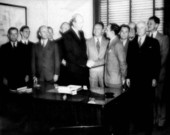 Visit of Lord Halifax, ambassador to the United States from Great Britain - Tallahassee, Florida.