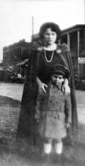 Mother and son on Park Avenue - Tallahassee, Florida.