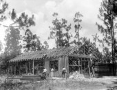 Woodville Recreation Center under construction by FERA workers - Woodville, Florida