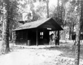 Canteen and water tower - O'Leno State Park, Florida