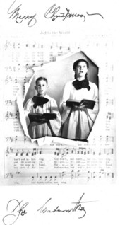 Murray and Joan Wadsworth Christmas card photo - Tallahassee, Florida