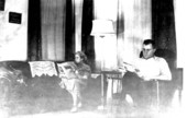 Couple reading - Tallahassee, Florida.